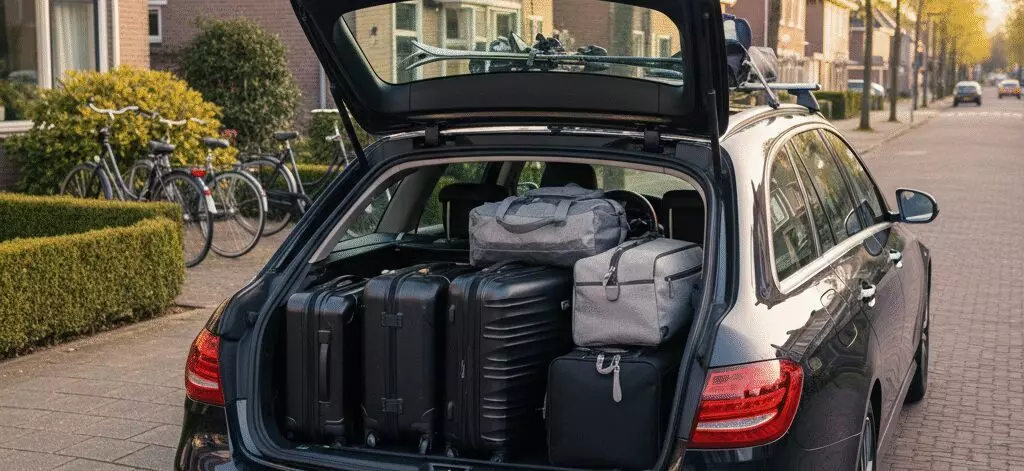 6 tips om taxi rit naar Schiphol zonder stress te maken. 3. Bereid je bagage slim voor zodat de taxi in één keer gevuld is