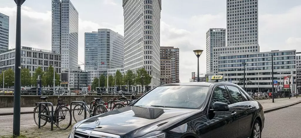 Architectuurwandeling rond Het Strijkijzer en moderne torens in Den Haag. Architectuurwandeling langs Het Strijkijzer: Ontdek de skyline van Den Haag