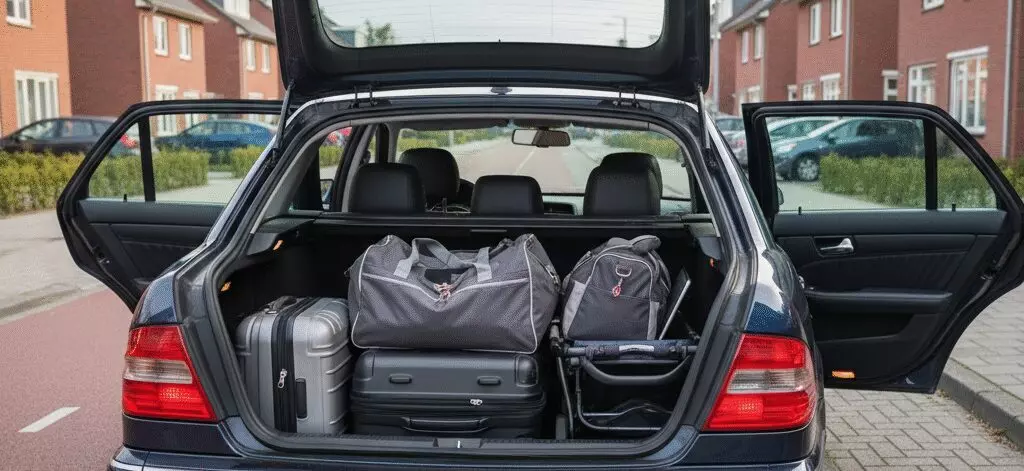 Benieuwd hoeveel koffers je mag meenemen in een standaard taxi naar Schiphol? Standaardproces voor taxi boeken naar Schiphol met koffers