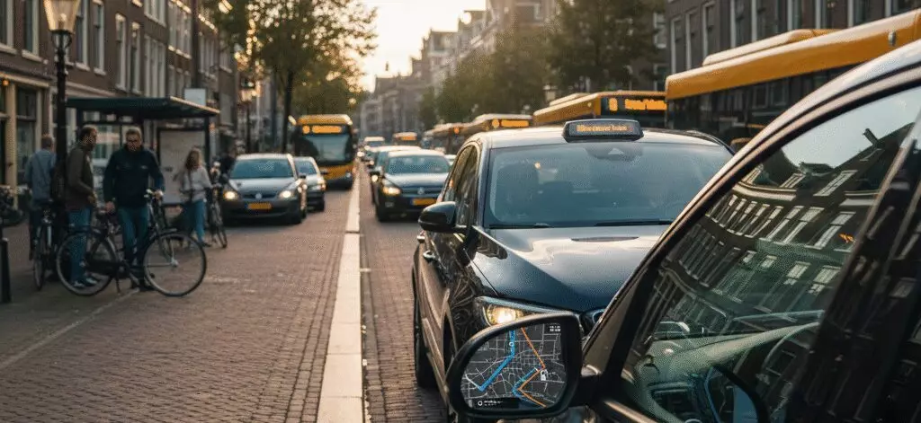 Hoe taxi's naar Schiphol tijdswinst opleveren bij drukte in de stad? Technologie en slimme tools maken taxi’s sneller