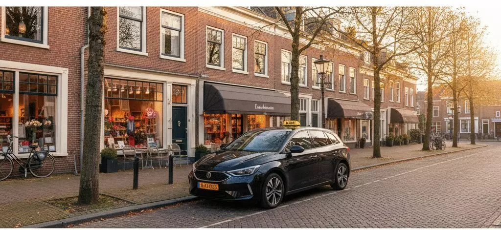 Huygenskwartier Voorburg met boetieks en historisch dorpsplein in Voorburg. Huygenskwartier Voorburg met boetieks en historisch dorpsplein in Voorburg.