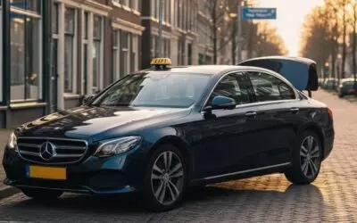 Wat is het kilometertarief voor een rit naar Rotterdam Airport?