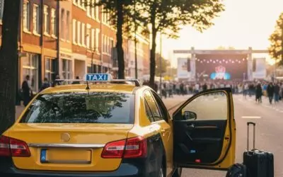 8 tips om files te vermijden met taxi’s naar evenementen.