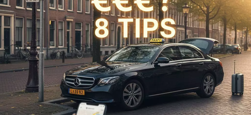 8 tips om taxi kosten naar Schiphol vooraf te berekenen.
