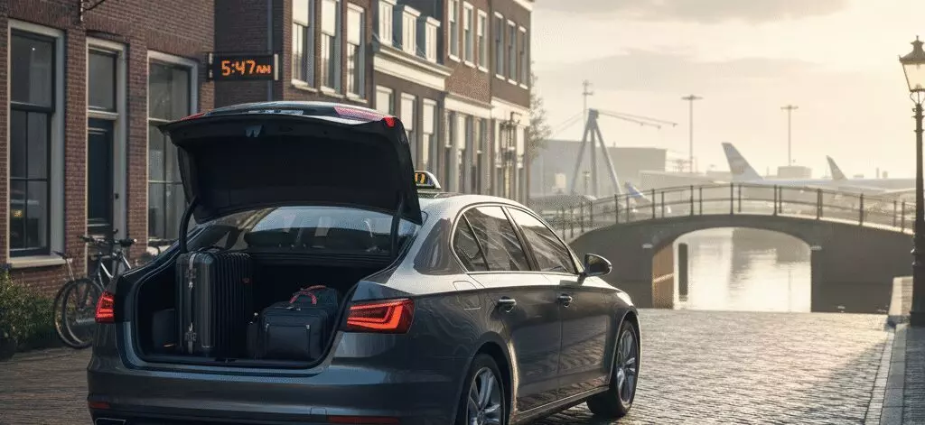 Boek je airport taxi ruim van tevoren voor het scherpste tarief