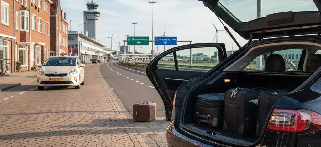 9 tips om taxi reservering naar Rotterdam Airport snel te regelen.