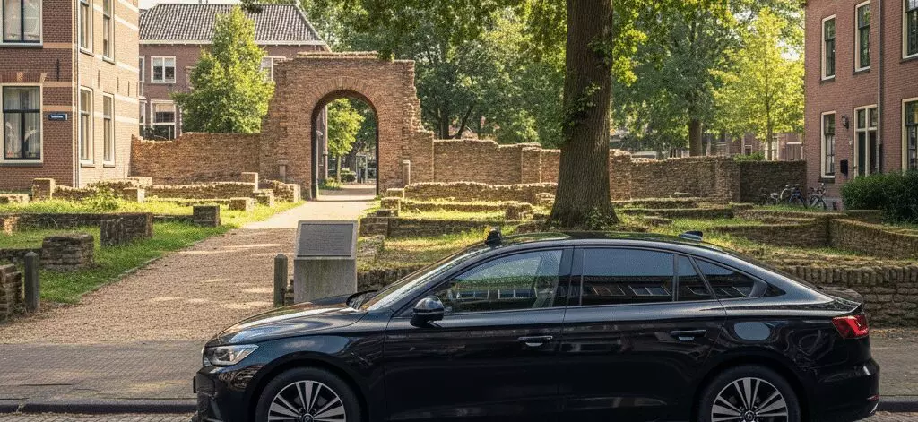 De route: Van Park Middeburg naar het Rijn-Schiekanaal