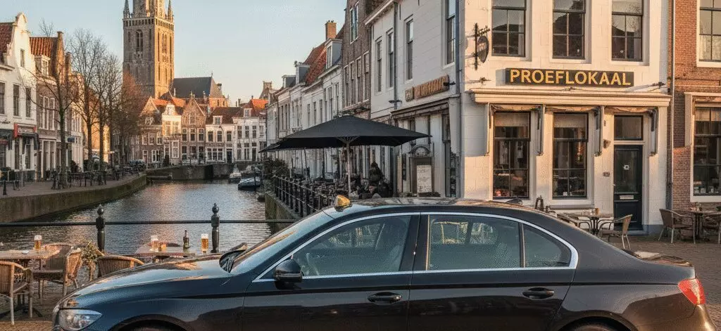 Beklim Nieuwe Kerk in Delft en proef lokale bieren aan de kade in Delft.