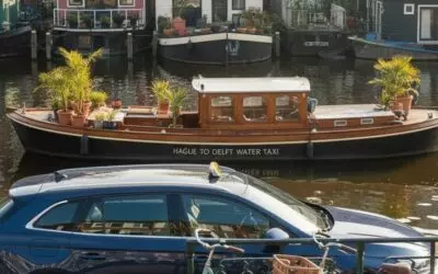 Den Haag naar Delft per boot en terug met stadsfiets in de regio.