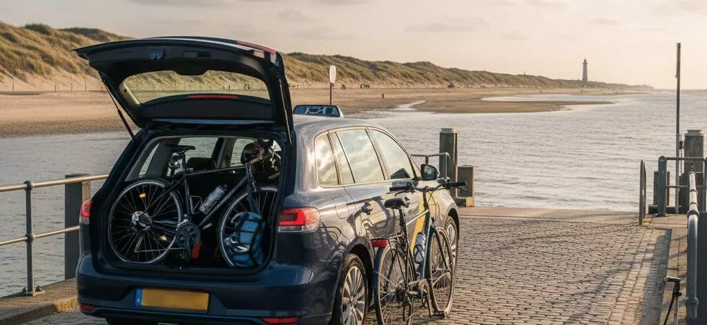 Fietsen langs de kustroute van Hoek van Holland naar Scheveningen