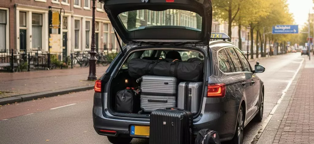 Hoe een taxi je helpt met bagage bij verre vluchten?