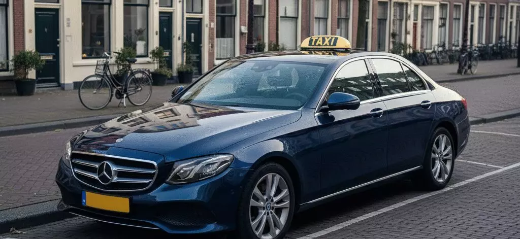 Hoe lang duurt de snelste route per taxi naar Rotterdam Airport?