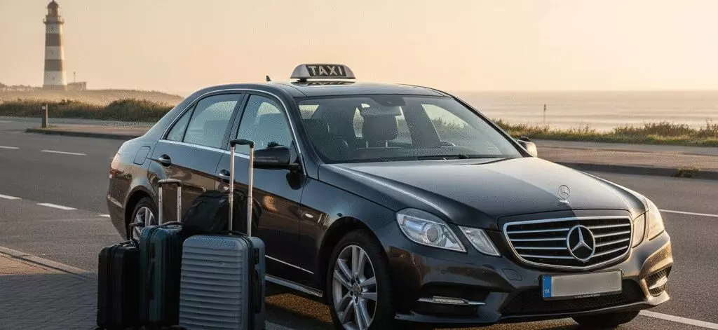 Hoe lang duurt een taxi rit naar Rotterdam Airport vanaf Kijkduin?