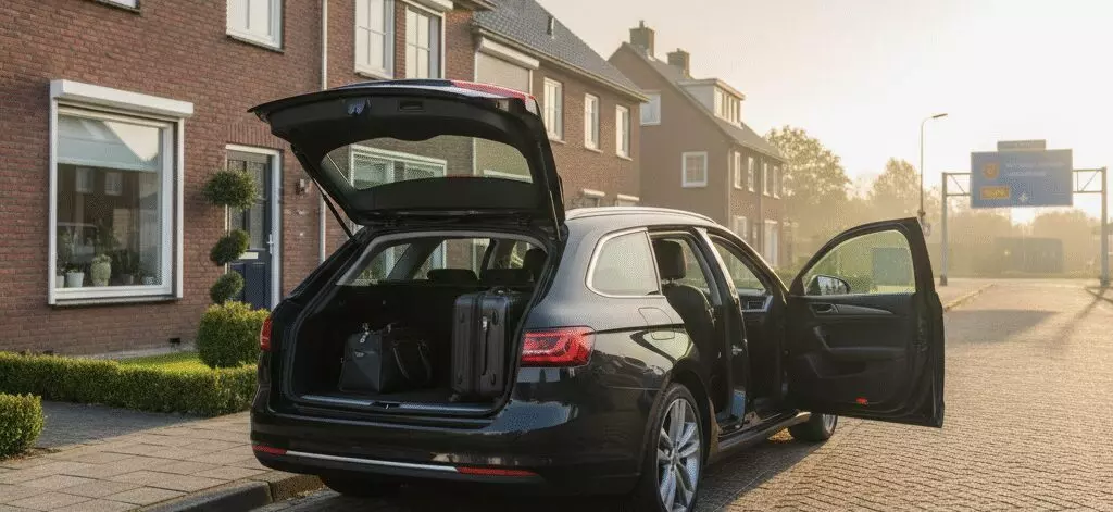 Stappen voor het boeken van een stressvrije taxirit naar Schiphol