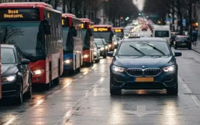Hoe taxi’s naar Schiphol tijdswinst opleveren bij drukte in de stad?