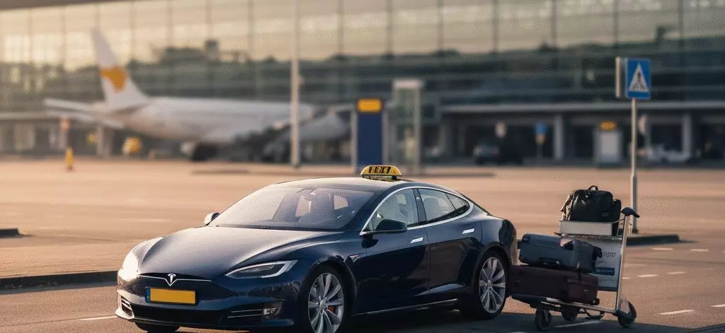 Hoe werkt de betaling bij zakelijke ritten naar Schiphol?