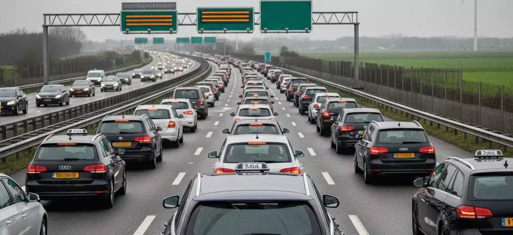 Iedereen kent het wel: je stapt in de taxi richting Schiphol en plotseling sta je muurvast op de snelweg.
