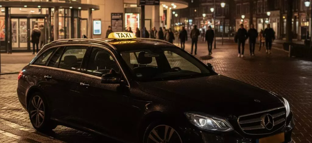 Is het veilig om s nachts een taxi te nemen vanaf het Paard?