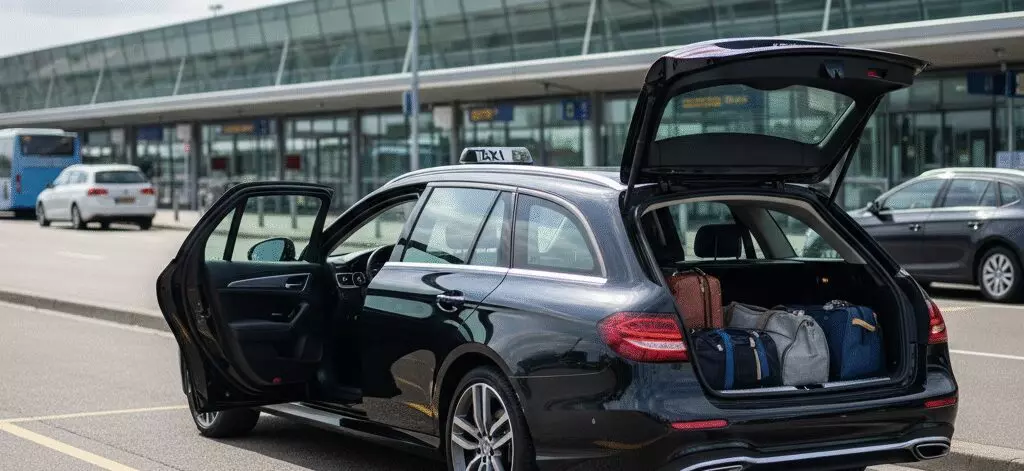 Kun je een taxi naar Rotterdam Airport delen met meerdere personen?