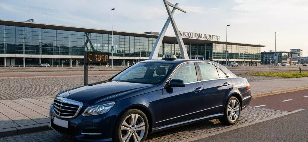Vaste prijs voor een taxi naar Rotterdam Airport: Hoe werkt het?