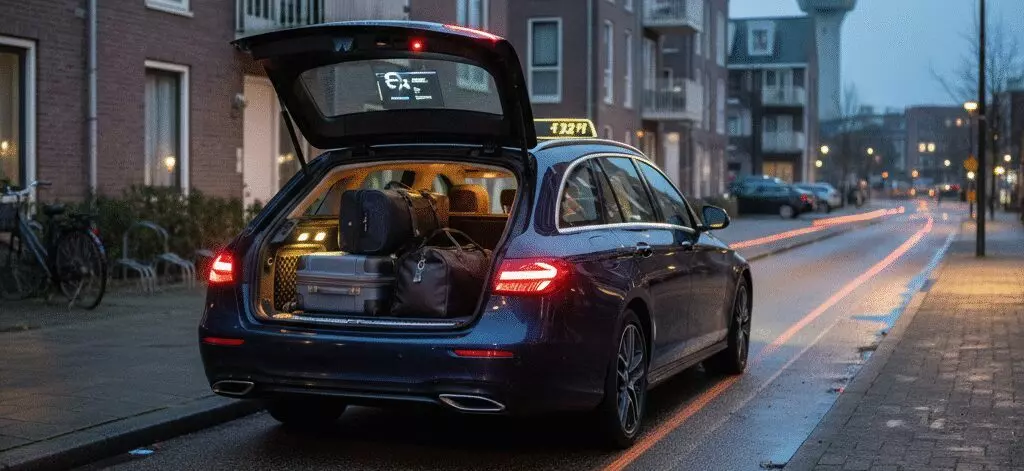 Processen en technologie achter vaste prijs taxi’s naar Rotterdam The Hague Airport