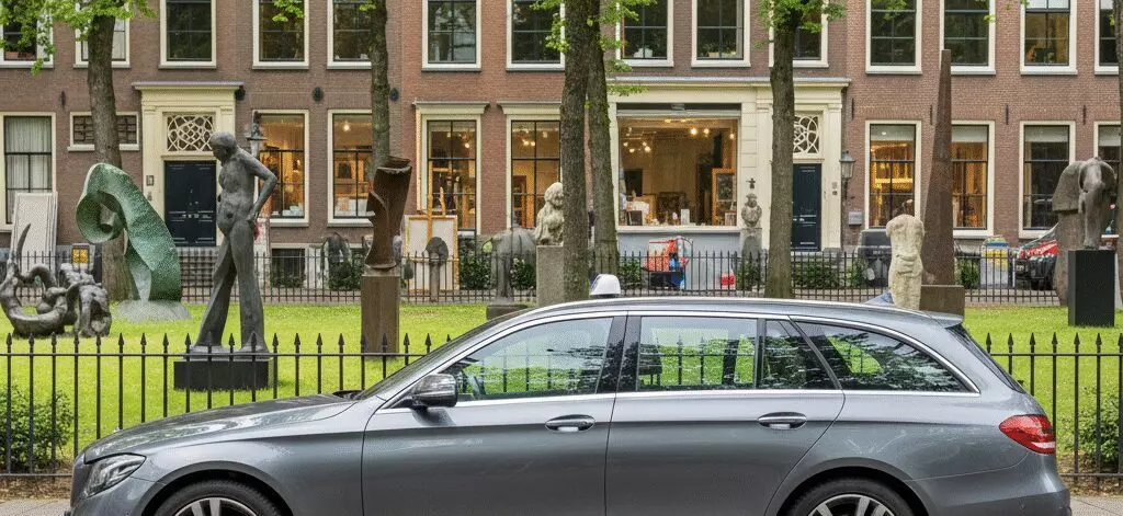 Kunstroute Lange Voorhout met open ateliers en sculpturen in Den Haag.