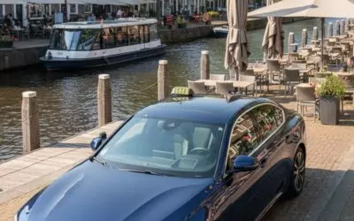 Leidschendam havengebied met terrassen en watertaxi beleving in Leidschendam.