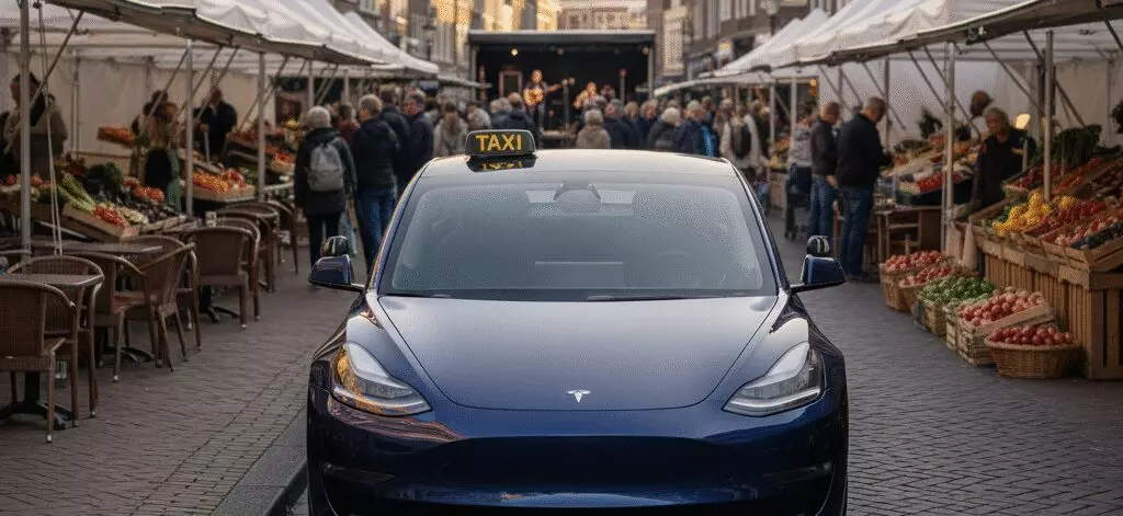 Naaldwijk centrum en streekmarkt met muzikanten en terrasjes in Westland.