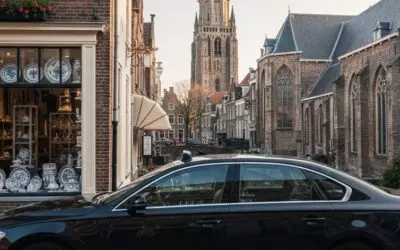 Oude Kerk in Delft en designroutes met ambacht en keramiek in Delft.