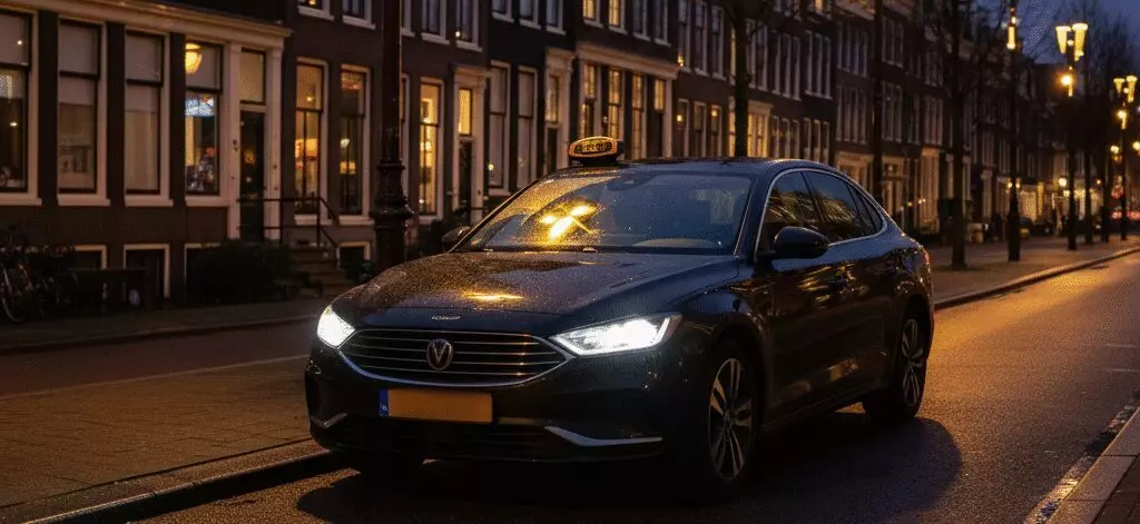 Sta je ’s nachts op het punt een taxi te nemen richting de luchthaven en vraag je je af: Hoe veilig is een taxi rit naar luchthavens in de nacht?