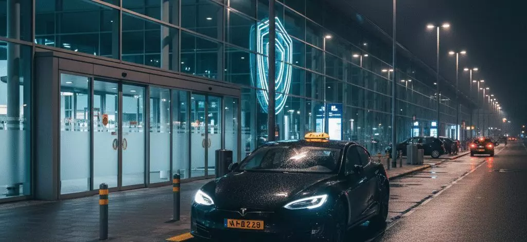 Beveiligde nachtdiensten en technologie in taxi’s