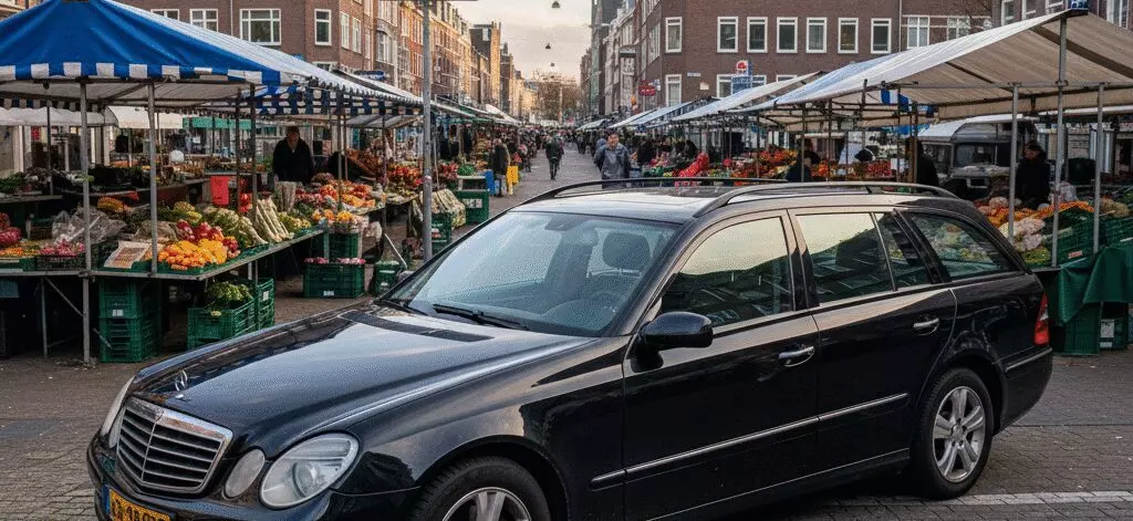 Waar neem je een taxi naar Schiphol bij Haagse Markt?