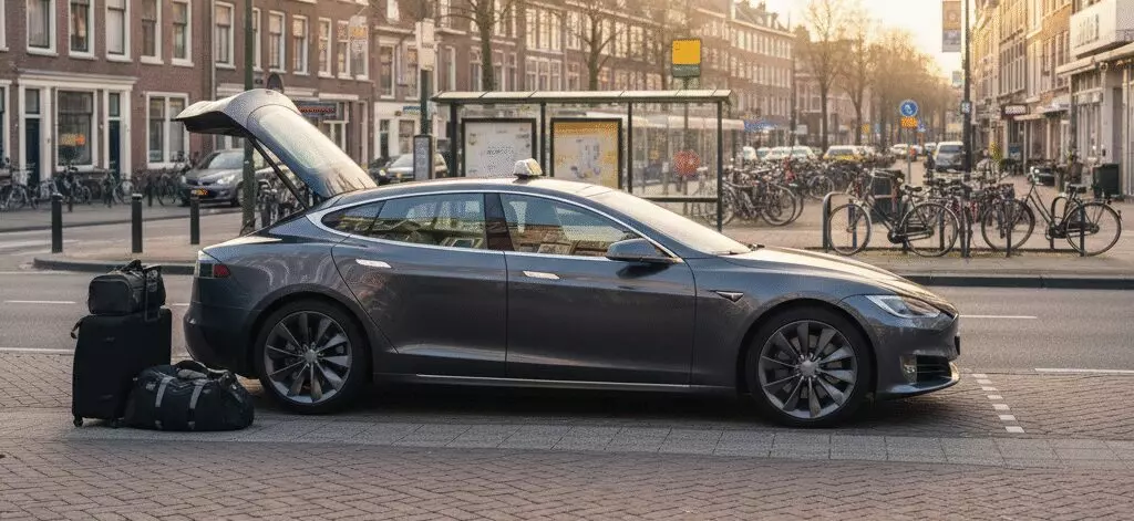 Wat zijn de kosten voor een taxi vanaf Haagse Markt naar Schiphol?