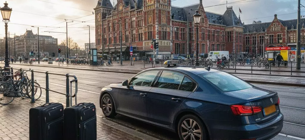 Taxi naar Düsseldorf Airport vinden vanuit het centrum
