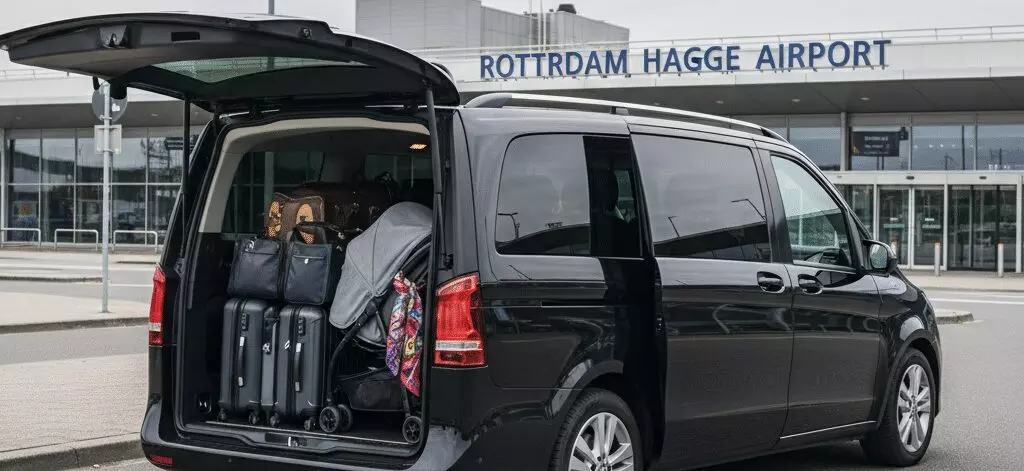 Waarom toeristen taxi’s naar Rotterdam Airport prefereren bij veel bagage?