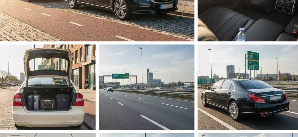 Wat is het verschil tussen gewone taxi en VIP taxi naar Rotterdam Airport?