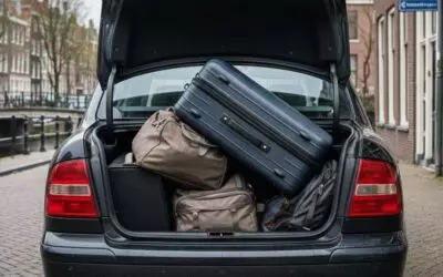 Wat zijn de extra kosten voor bagage in taxi’s naar Schiphol?