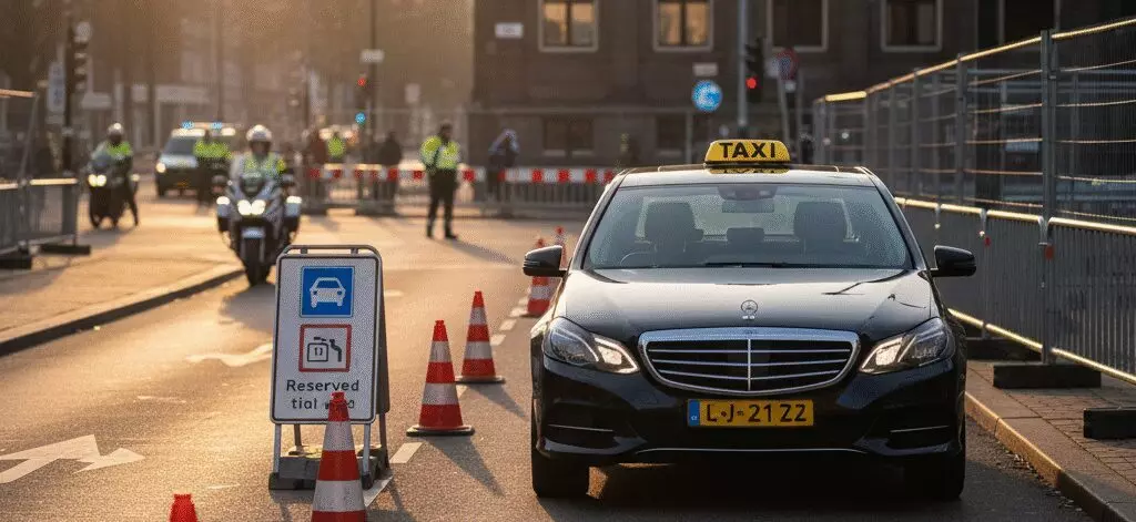 Tijdsloten, tijdsbeperkingen en reserveringen voor taxivervoer rondom Prinsjesdag