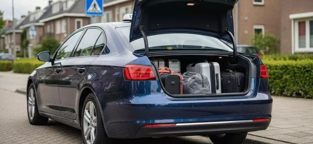 Wat zijn de tarieven voor taxi vervoer naar luchthavens met bagage?