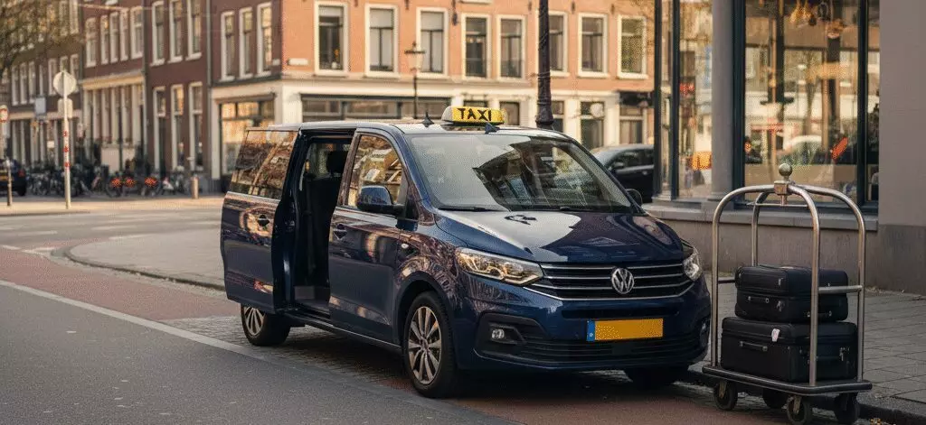Taxi van Kijkduin naar Rotterdam Airport boeken