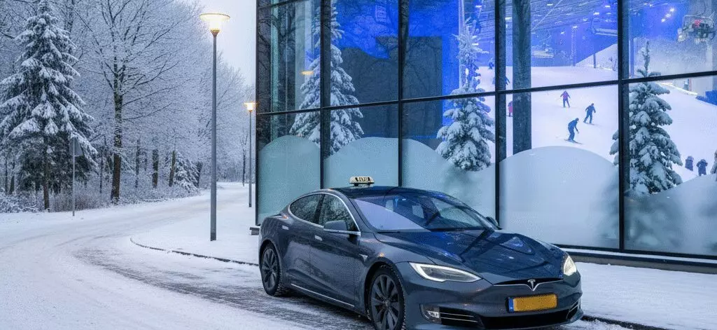 Zoetermeer SnowWorld met pistes en stadsnatuur in het Bentwoud in Zoetermeer.