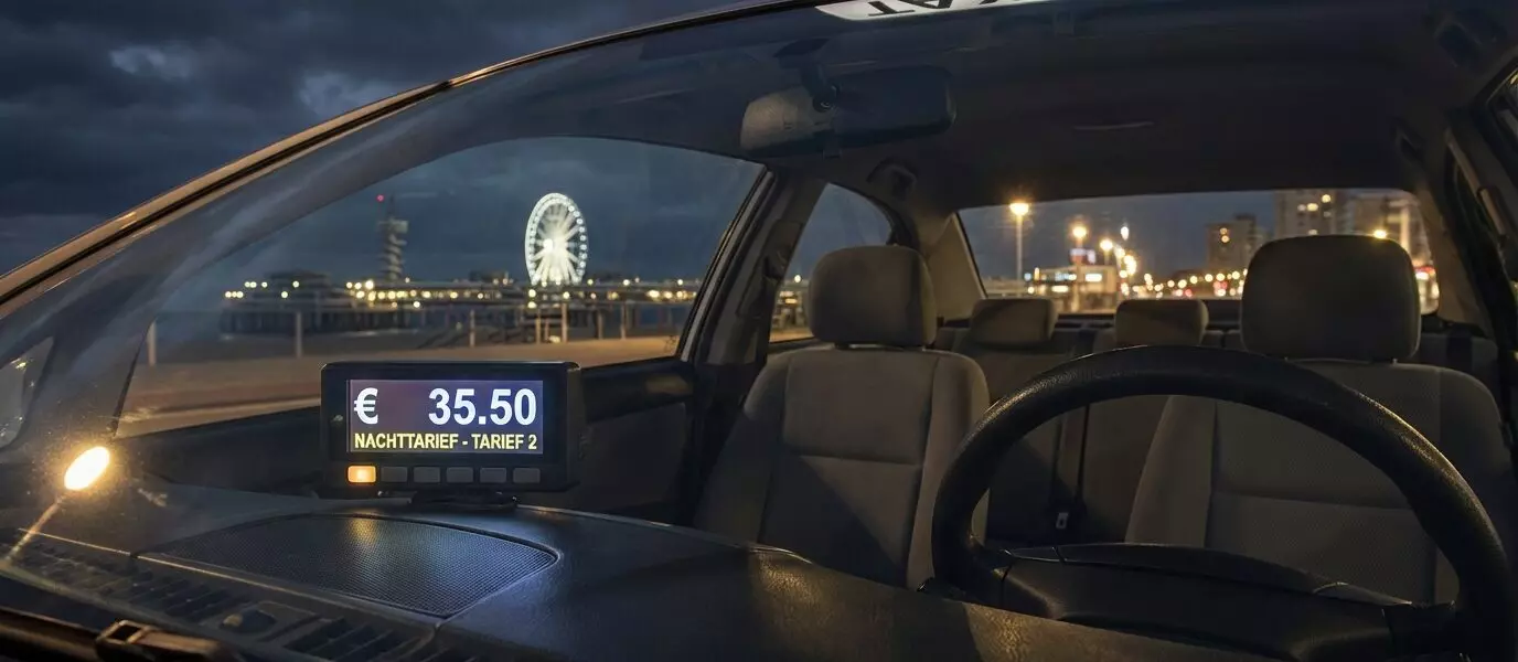 Prijsopbouw voor nachtelijke taxi’s in Scheveningen
