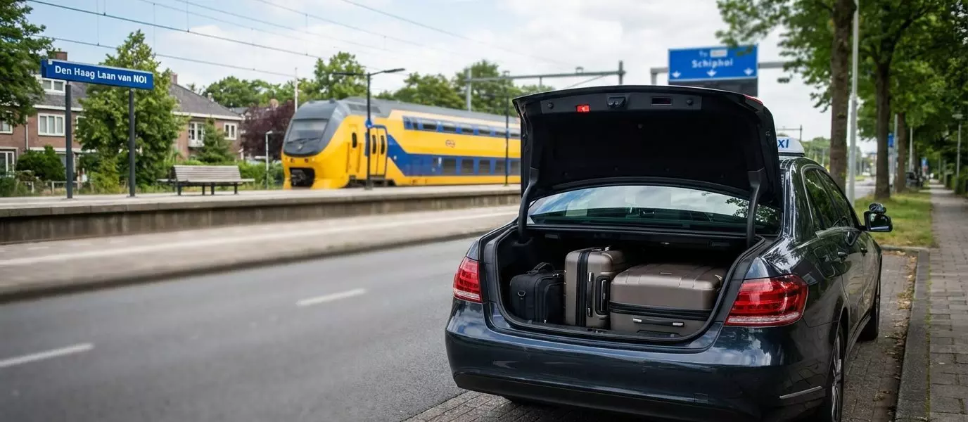 Taxi station De Vink naar Den Haag
