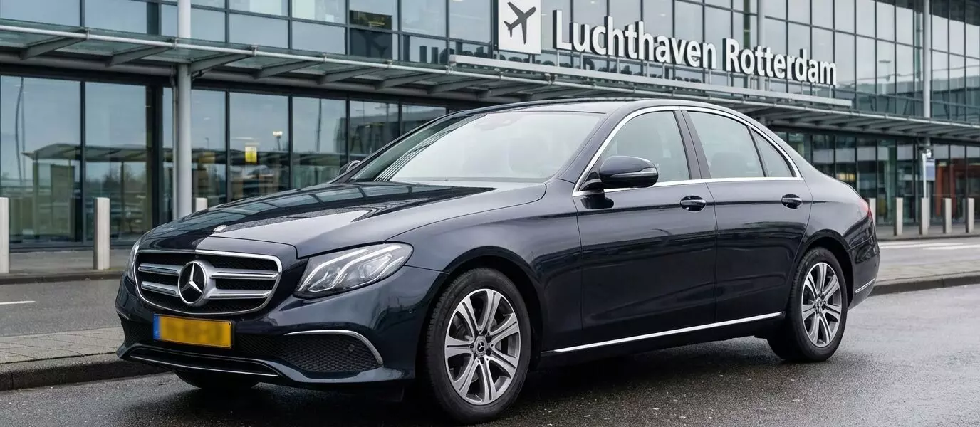 Wat is een zakelijke taxi naar Rotterdam Airport?