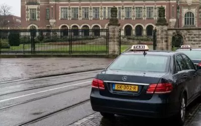 Welke taxi’s rijden vaak naar het Vredespaleis vanaf hotels in het centrum?